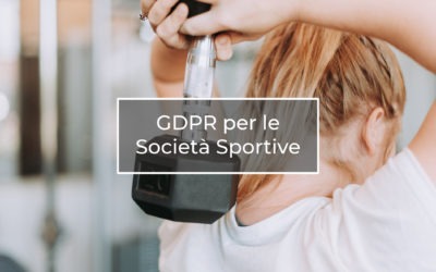 GDPR per le Società Sportive