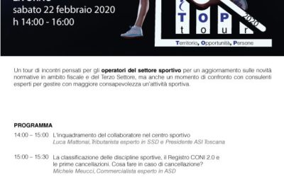 ASI TOP Tour Livorno, tappa speciale per SPINNING® International Master Days 2020